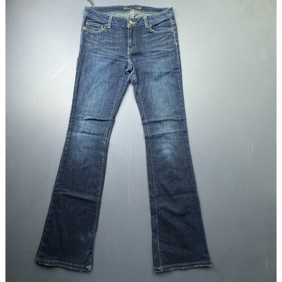 Michael Kors Denim - Michael Kors Jeans Women's 4 Bootcut Blue Faded Denim Dark Wash Classic